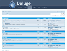 Tablet Screenshot of forum.deluge-torrent.org